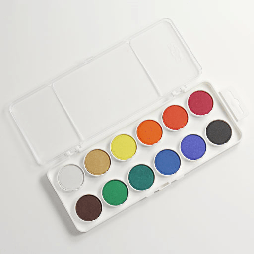 KOH-I-NOOR Watercolor Pan 30mm Set x 12
