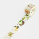 BGM Foil Washi Tape 20mm Tea Time Powdered Tea
