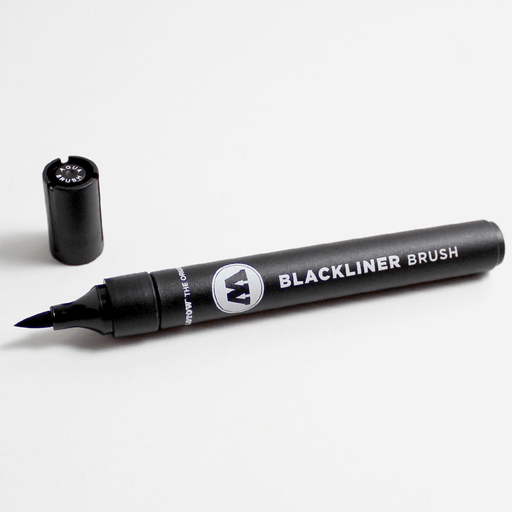 MOLOTOW Permanent Blackliner Brush Marker