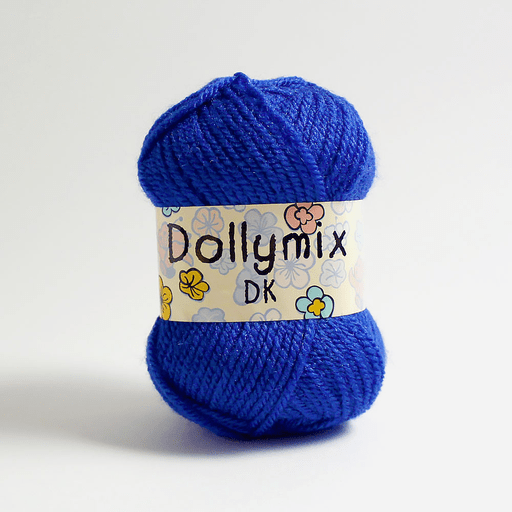 KING COLE Dolly Mix Acrylic Yarn 25g Cobalt Blue