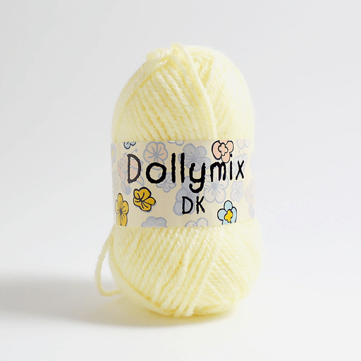 KING COLE Dolly Mix Acrylic Yarn 25g Primrose
