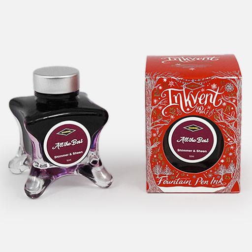 DIAMINE Inkvent Red Shimmer & Sheen Fountain Pen Ink 50ml All The Best