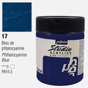 PEBEO Studio Acrylic Paint 500ml 17 Phthalocyanine Blue