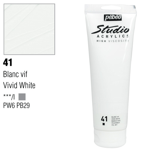PEBEO Studio Acrylic 250ml 41 Vivid White