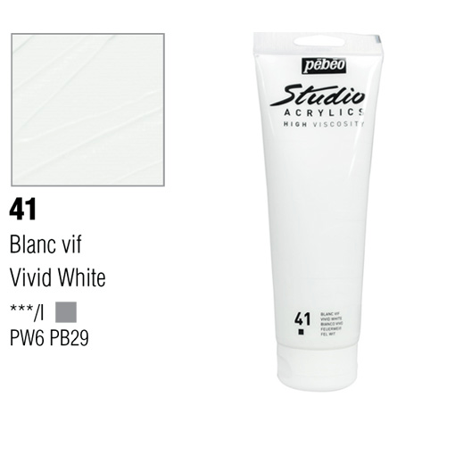 PEBEO Studio Acrylic 100ml 41 Vivid White