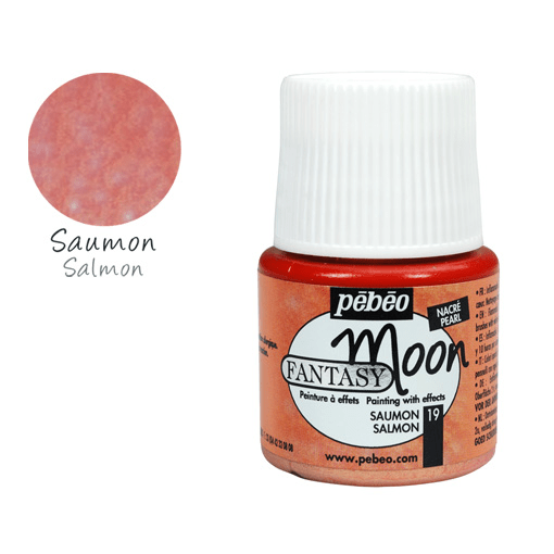 PEBEO Fantasy Moon Marble Paint 45ml 19 Salmon