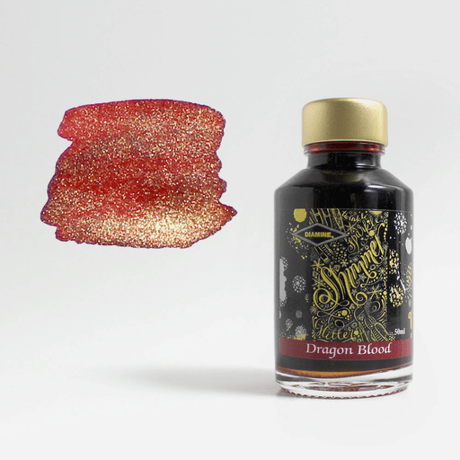 DIAMINE Shimmering Fountain Pen Ink 50ml Dragon Blood
