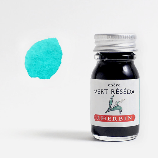 JACQUES HERBIN Fountain Pen Ink 10ml Vert Reseda