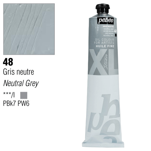 PEBEO XL Studio Oil Color 200ml 48 Neutral Grey