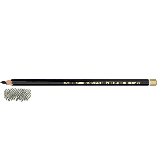 KOH-I-NOOR Polycolor Color Pencil 36 Ivory Black