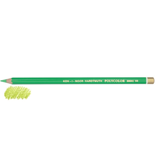 KOH-I-NOOR Polycolor Color Pencil 58 Light Green