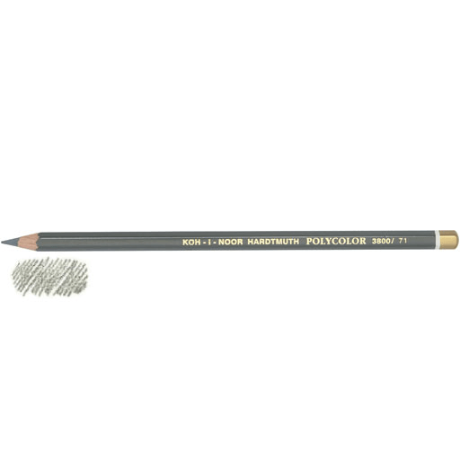 KOH-I-NOOR Polycolor Color Pencil 71/38 Medium Grey