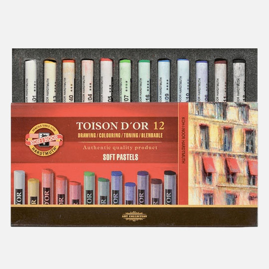 KOH-I-NOOR Toison D'or Soft Pastel Set x 12