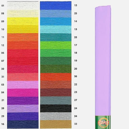 KOH-I-NOOR Crepe Paper 35gsm 50cm x 200cm 28 Light Violet