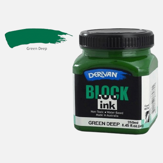 DERIVAN Block Ink 250ml Green Deep