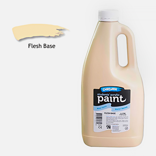 DERIVAN Students' Acrylic Paint 2000ml Flesh Base