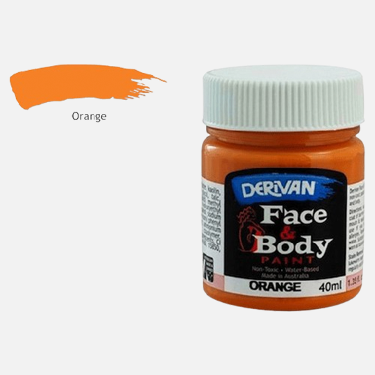 DERIVAN Face & Body Paint 40ml Orange