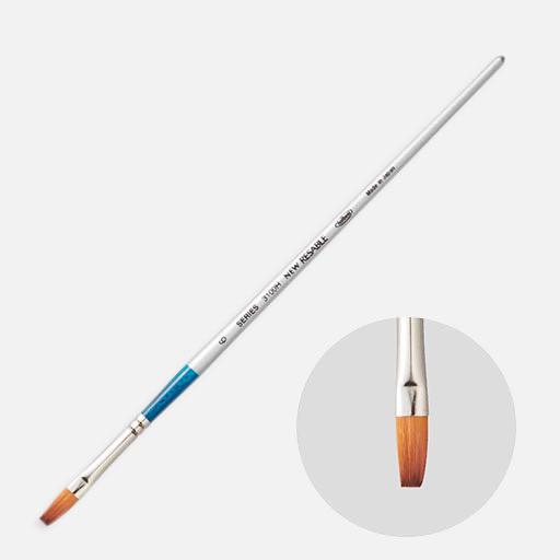 HOLBEIN 3100H Resable Synthetic Squirrel Flat Brush 6