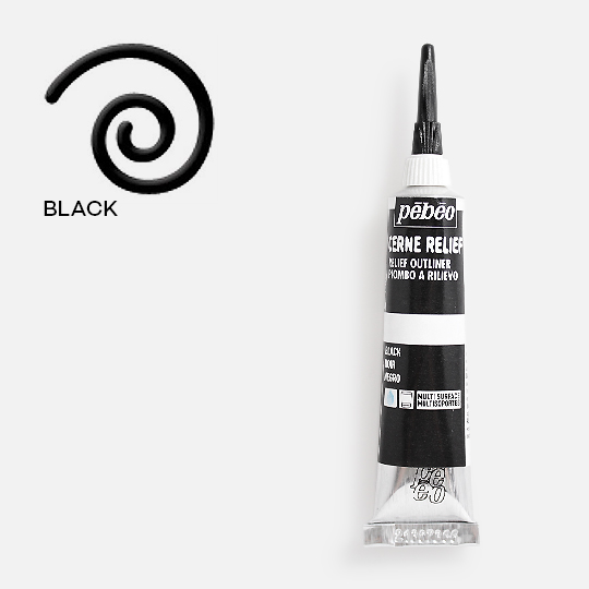 PEBEO Cerne Relief Outliner 20ml Black