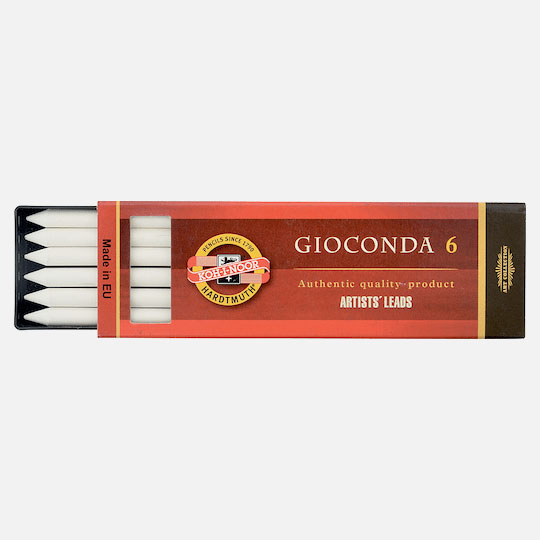 KOH-I-NOOR Gioconda White Chalk Lead 5.6mm x 6