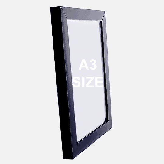 OVJ Wooden Picture Frame A3 Black