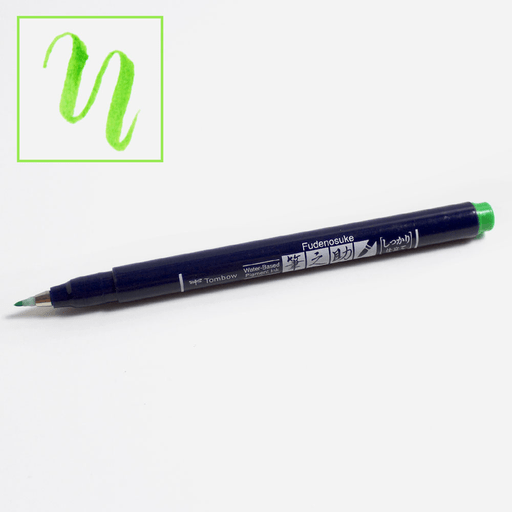 TOMBOW Fudenosuke Brush Pen Green