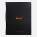 RHODIA Classic Spiral Book 80gsm Dot A4+ x 90 Black