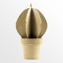 DECOPATCH Paper Mache Ball Cactus