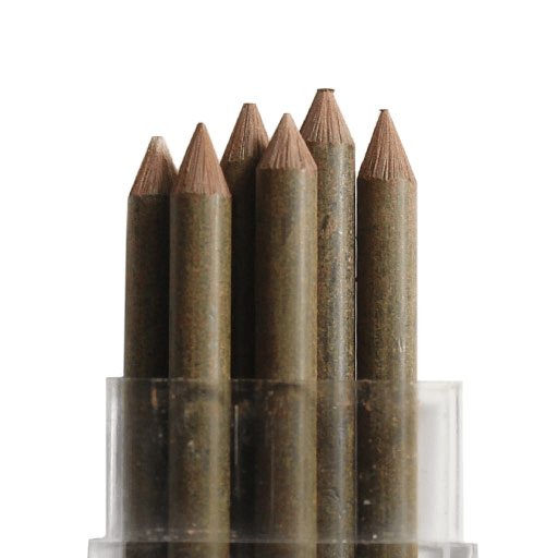KOH-I-NOOR Polycolor Lead (D)3.8mm x (L)90mm x 6 32 Brown