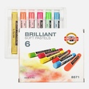 KOH-I-NOOR Toison D’or Extra Soft Pastel Brilliant Set x 6