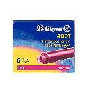 PELIKAN 4001 Giant Ink Cartridge Pink x 5