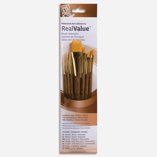 PRINCETON 9143 Real Value Brush Set x 7