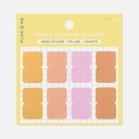 PLANDOME Shiny Palette Index Sticker Yellow