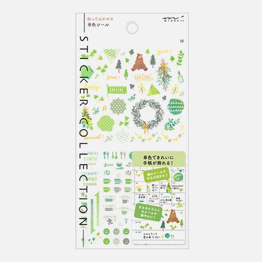 MIDORI Sticker Collection Flower Decoration