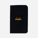 RHODIA Classic Stapled Notebook 80gsm Grid A7 x 24 Black
