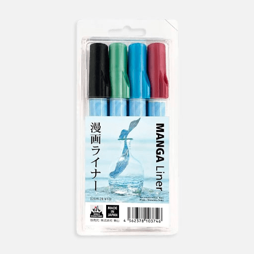 KURETAKE Manga Liner Set 2 x 4