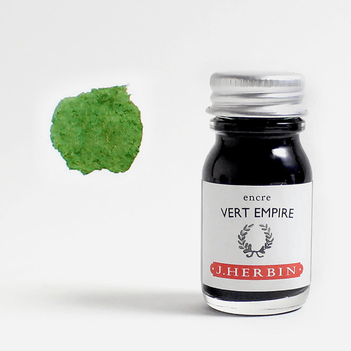 JACQUES HERBIN Fountain Pen Ink 10ml Vert Empire