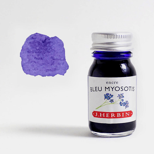 JACQUES HERBIN Fountain Pen Ink 10ml Forget Me Not Blue