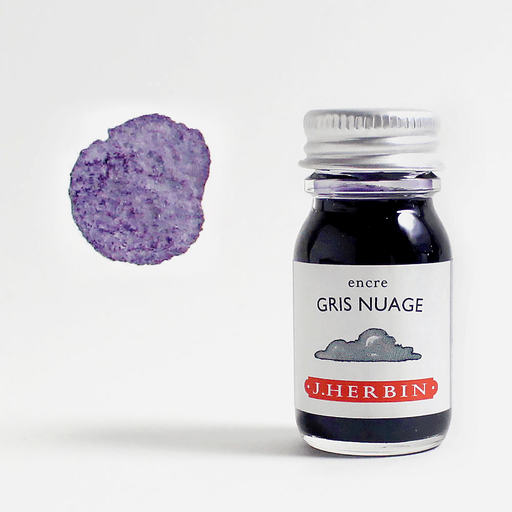 JACQUES HERBIN Fountain Pen Ink 10ml Gris Nuage (Cloud Grey)