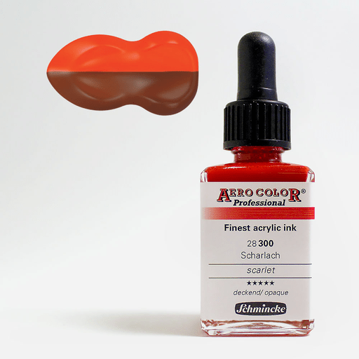 SCHMINCKE Aero Color Acrylic Ink 28ml Scarlet