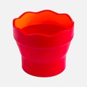 FABER-CASTELL Clic & Go Foldable Water Pot Red
