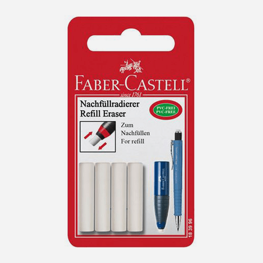 FABER-CASTELL Eraser Cartridge x 4