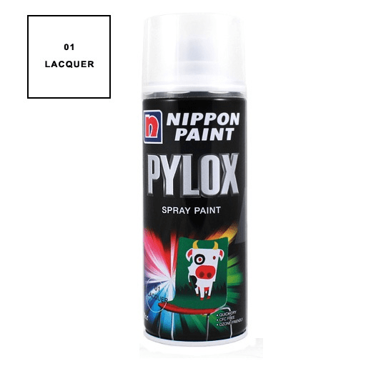 NIPPON Pylox Spray Paint 400ml 01 Lacquer