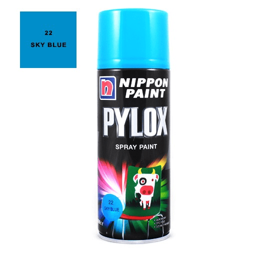 NIPPON Pylox Spray Paint 400ml 22 Sky Blue