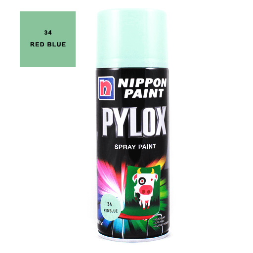 NIPPON Pylox Spray Paint 400ml 34 Red Blue