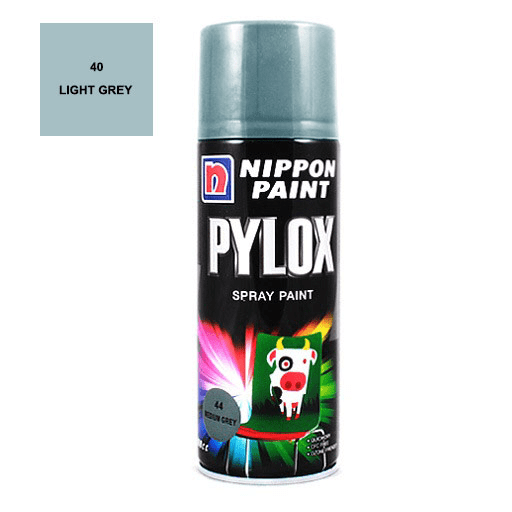 NIPPON Pylox Spray Paint 400ml 40 Light Grey