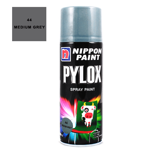 NIPPON Pylox Spray Paint 400ml 44 Medium Grey