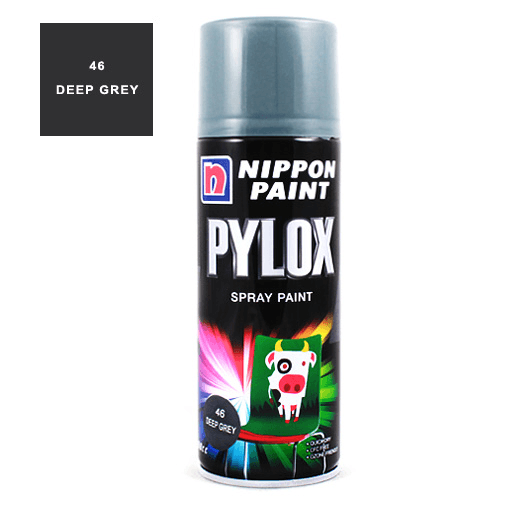 NIPPON Pylox Spray Paint 400ml 46 Deep Grey