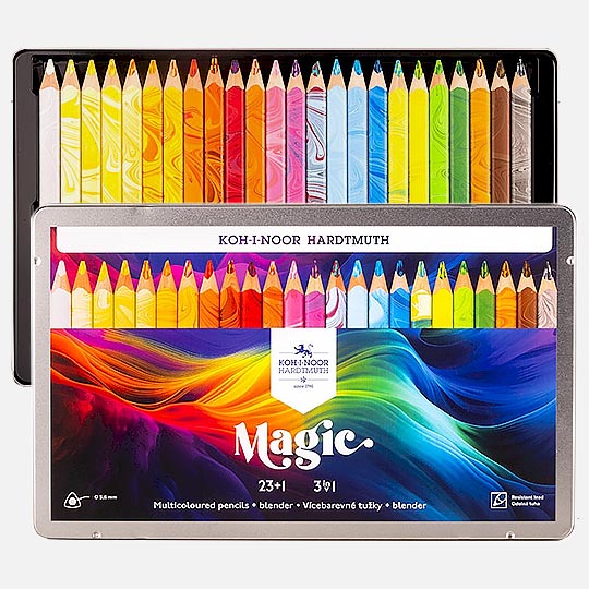 KOH-I-NOOR Magic Multi-Color Pencil Set x 23+1