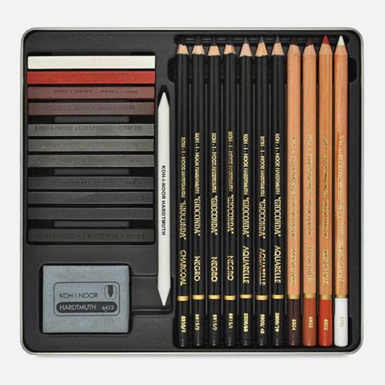 KOH-I-NOOR Gioconda Dry Media Art Set x 24